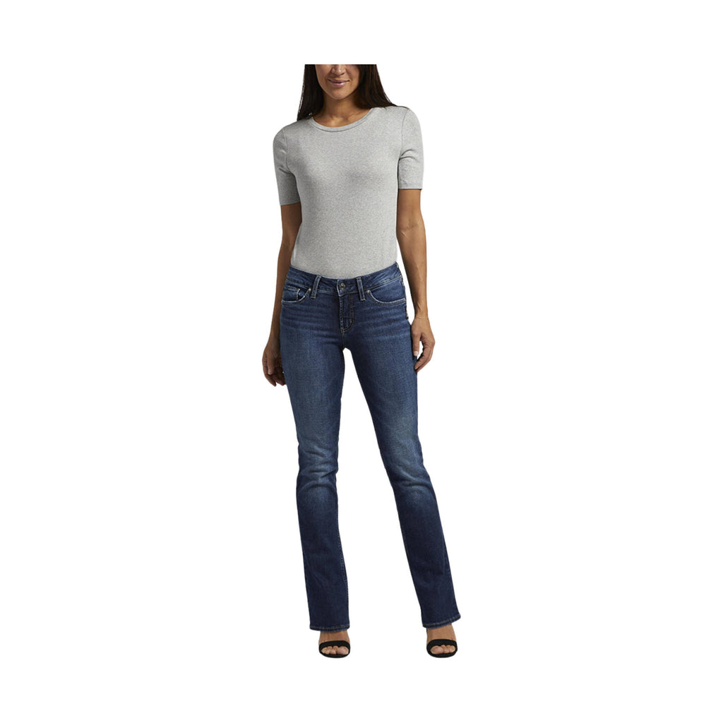 Silver Jeans Women's Suki Mid Rise Slim Bootcut Jeans - Indigo - ONLINE STORE CREDIT/EXCHANGE ONLY - Lenny's Shoe & Apparel