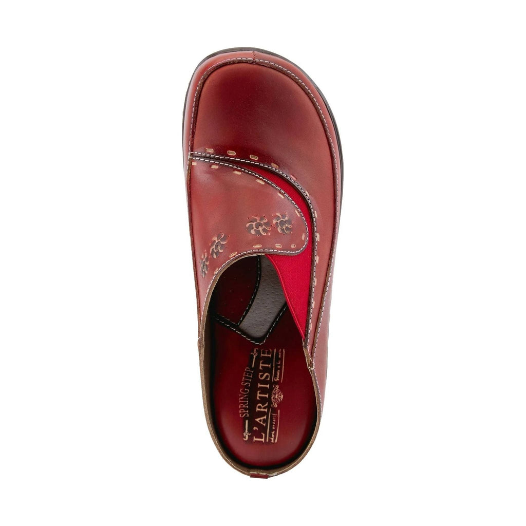 Spring Step Women's Chino Clog - red - Lenny's Shoe & Apparel