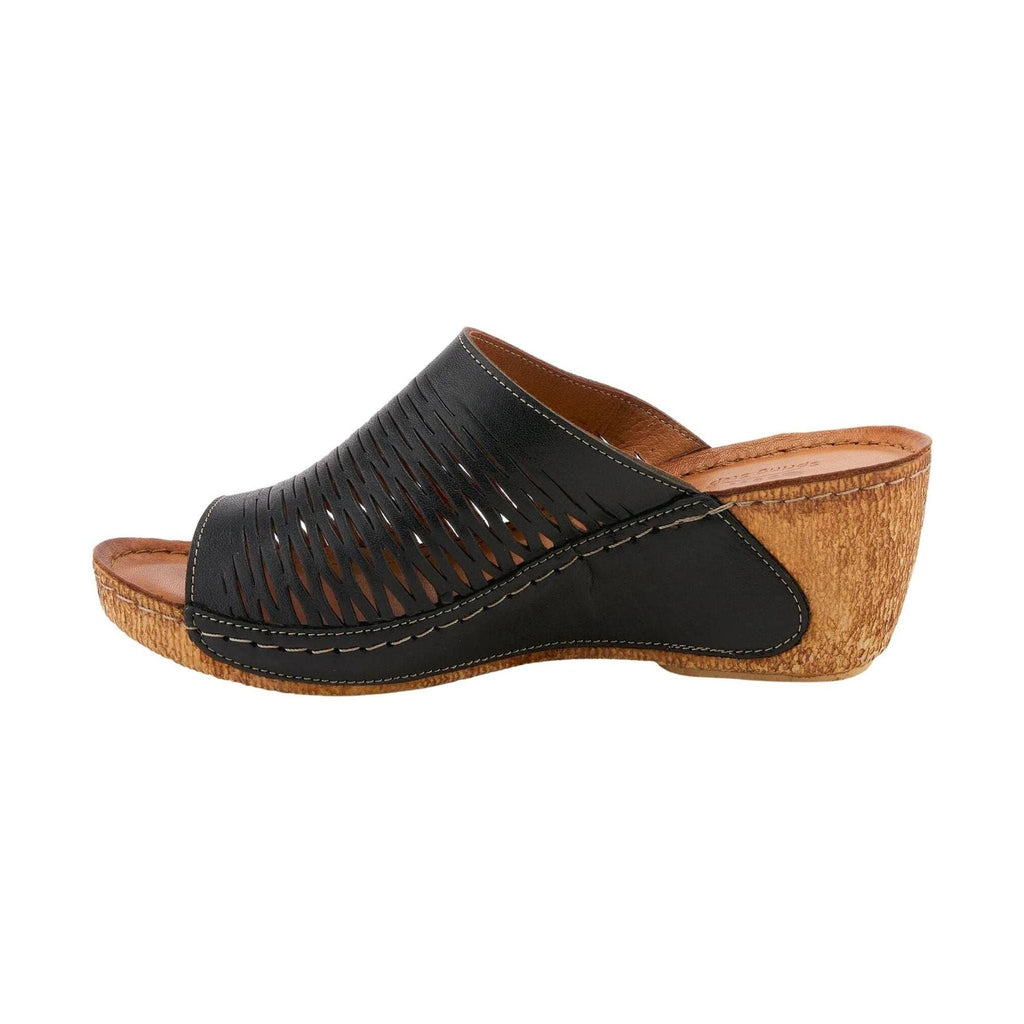 Spring Step Women's Cunacena Sandal - Black - Lenny's Shoe & Apparel