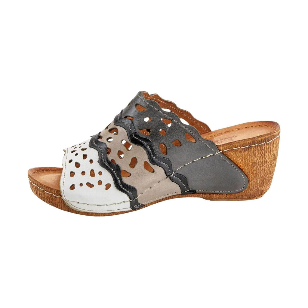 Spring Step Women's Footy Sandals - Grey Multi - Lenny's Shoe & Apparel