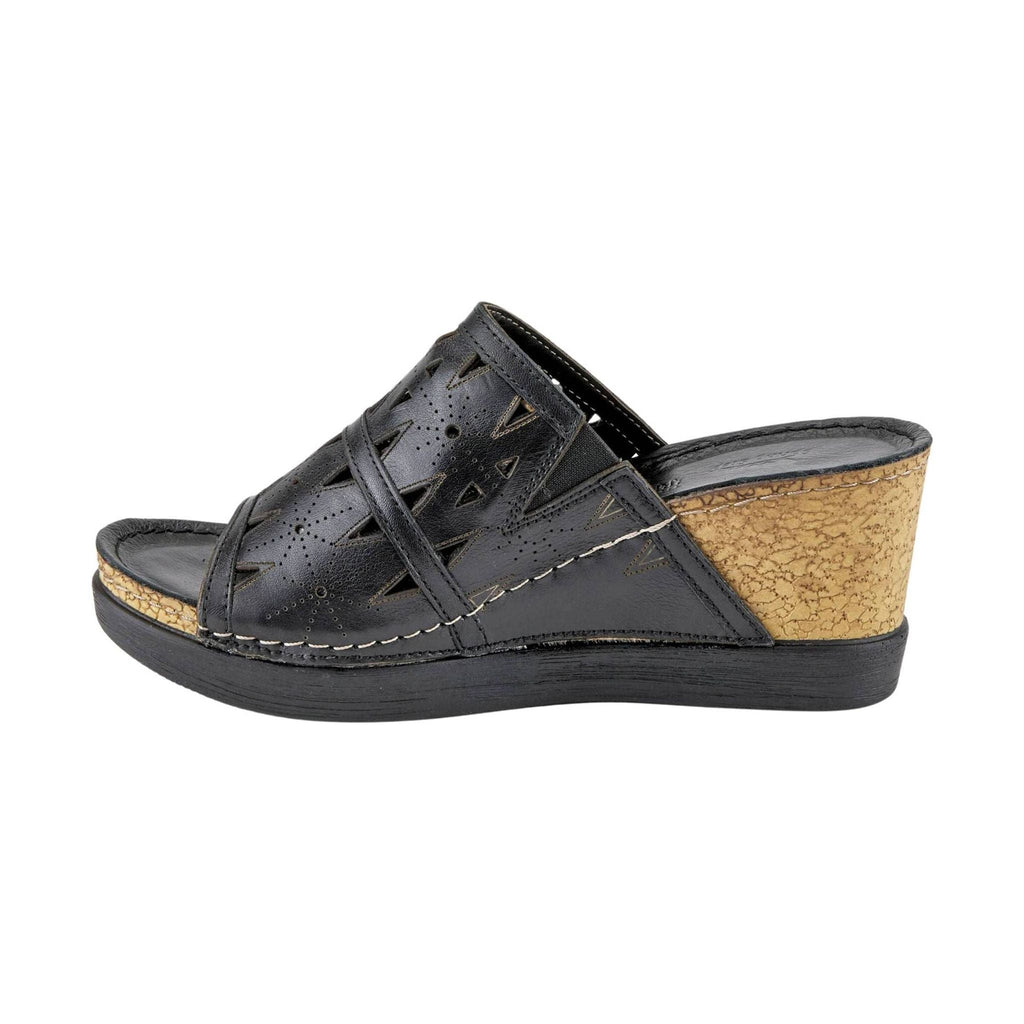 Spring Step Women's Fusawedge Sandals - Black - Lenny's Shoe & Apparel