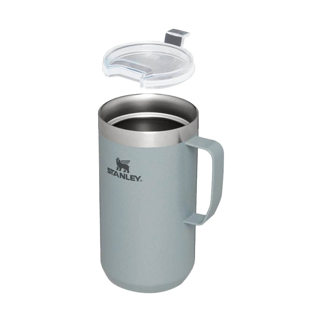 Stanley The Stay Hot Camp Mug 24 OZ - Hammertone Silver - Lenny's Shoe & Apparel