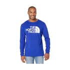 The North Face Men's Long Sleeve Half Dome Tee - Lapis Blue/TNF White - Lenny's Shoe & Apparel