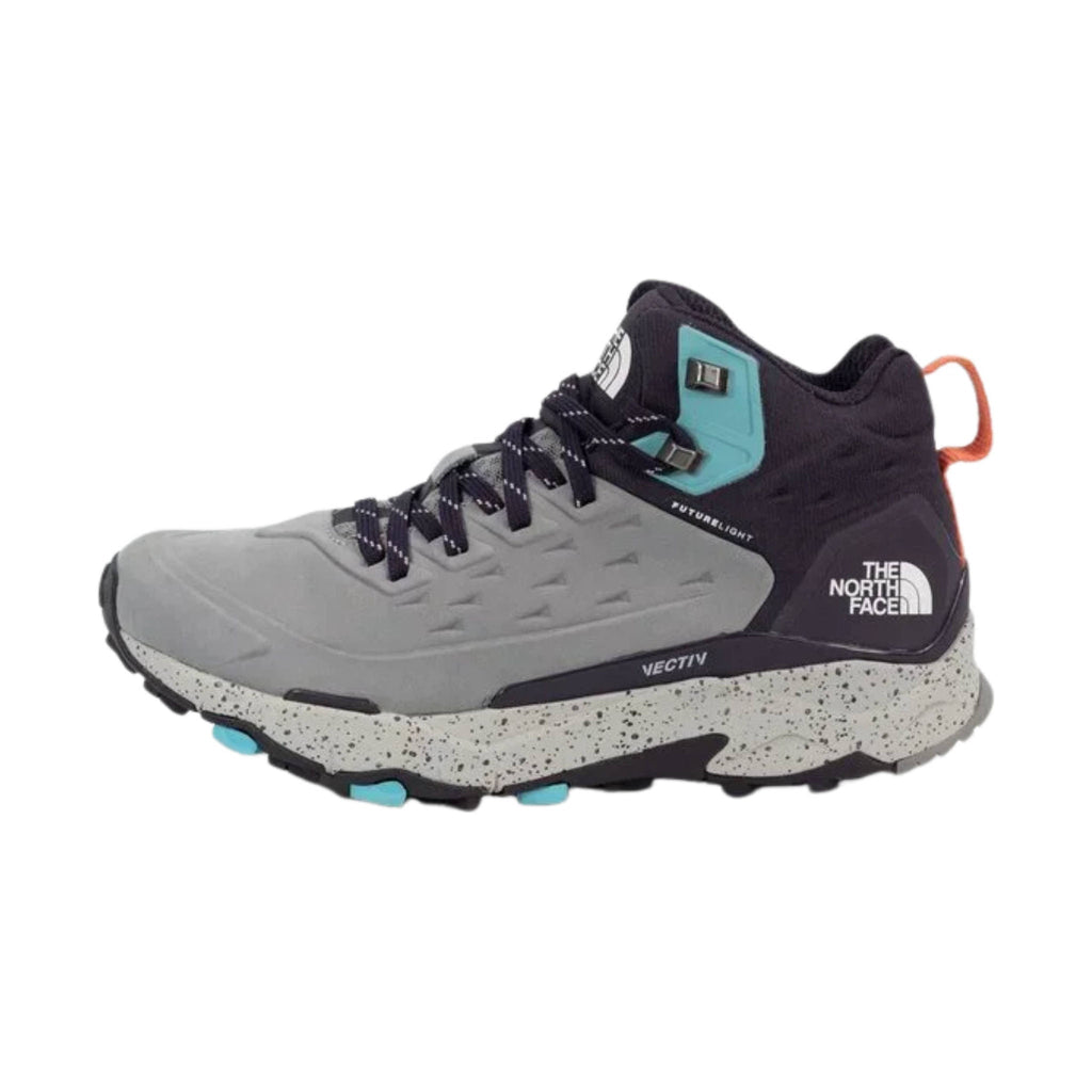 The North Face Women's Vectiv Exploris Mid Futurelight Hiking Boots - Meld Grey/Dark Eggplant Purple FINAL SALE - Lenny's Shoe & Apparel