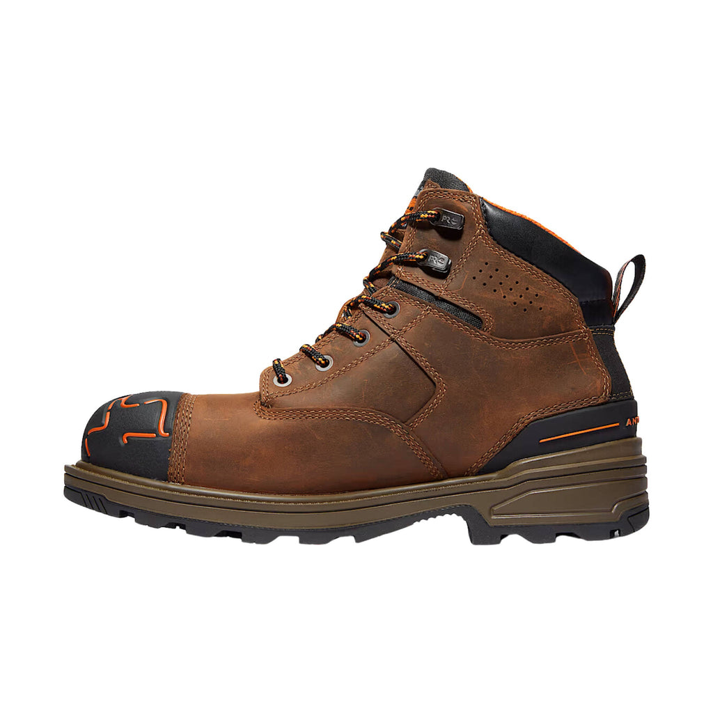 Timberland Pro Men's 6 Inch Magnitude Composite Toe Waterproof Work Boots - Brown Mocha - Lenny's Shoe & Apparel