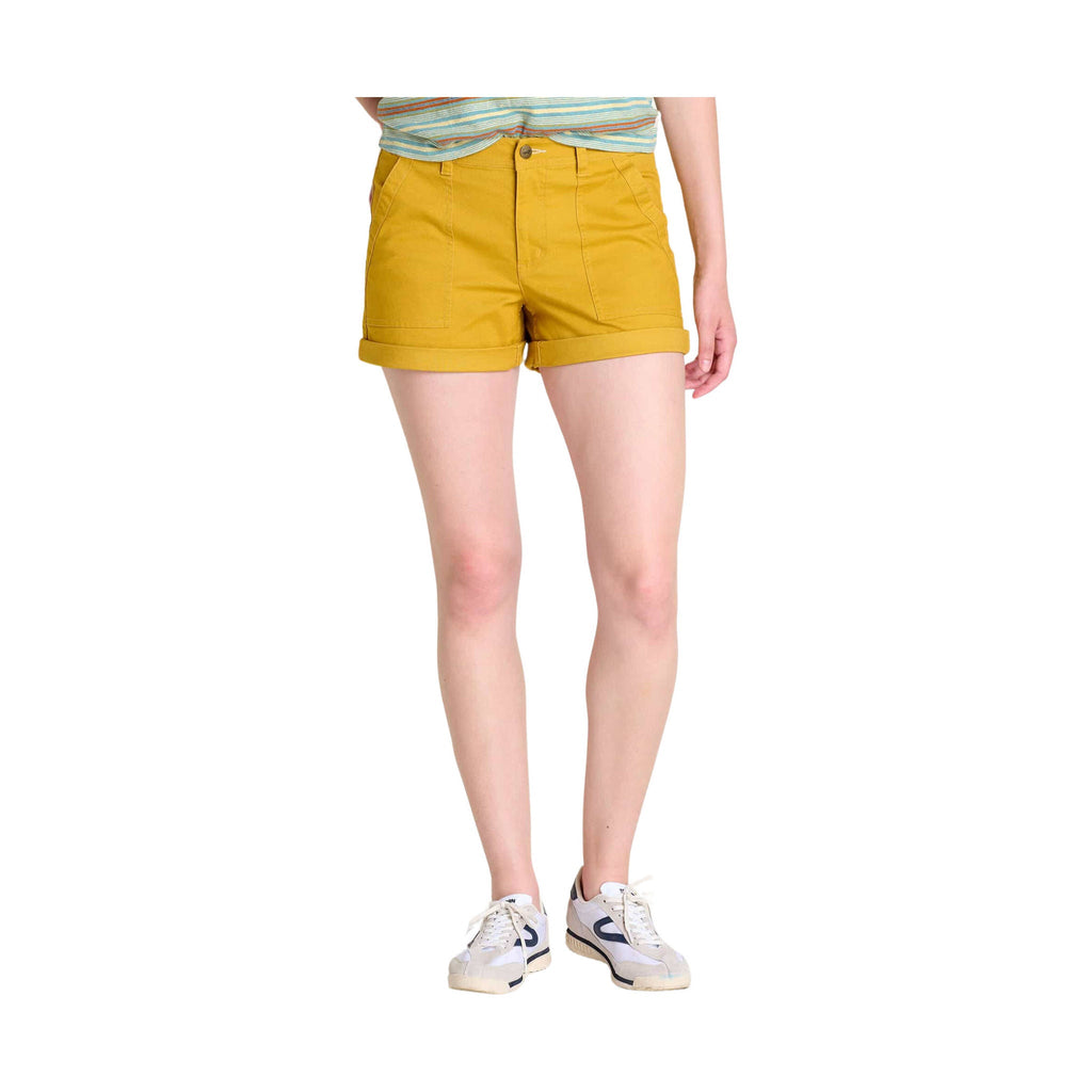 Toad & Co. Women's Earthworks Camp Short - Pollen - ONLINE STORE CREDIT/EXCHANGE ONLY - Lenny's Shoe & Apparel