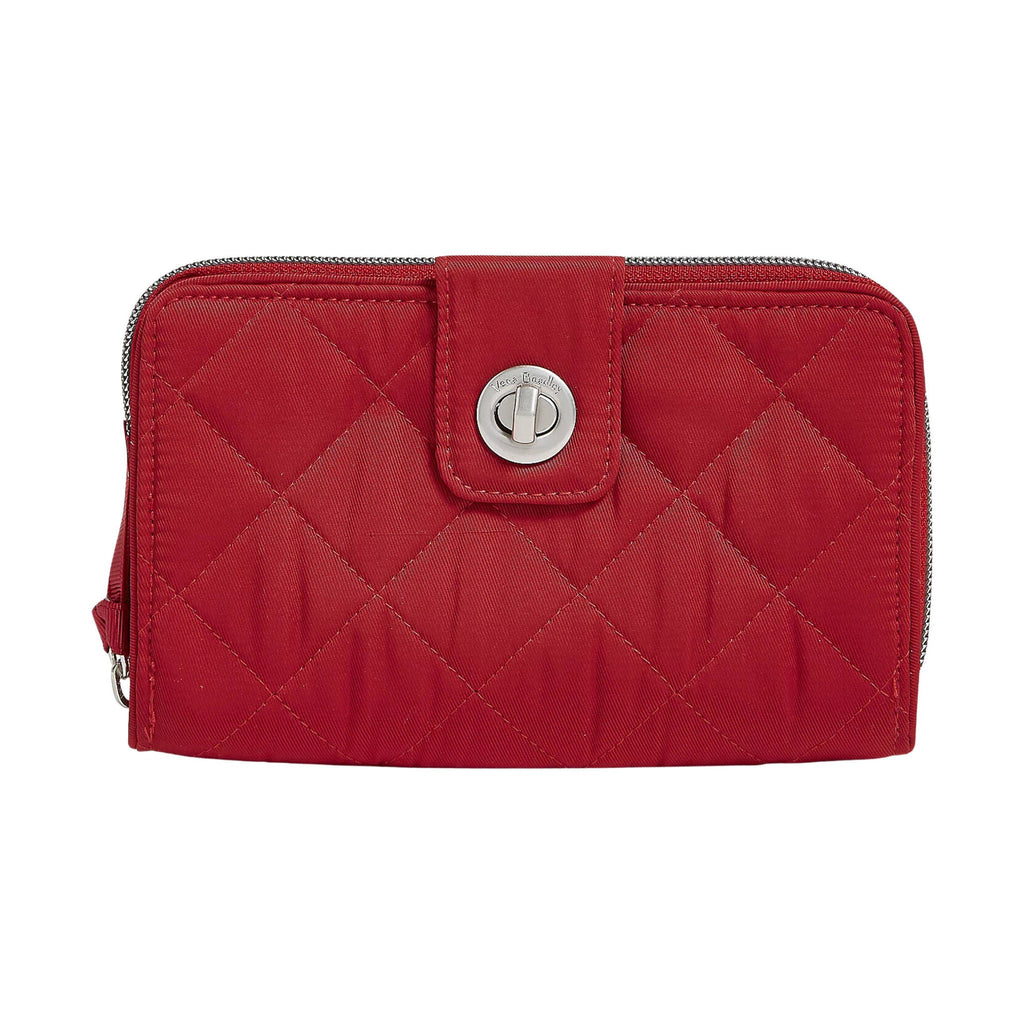 Vera Bradley RFID Turnlock Wallet - Cardinal Red - ONLINE STORE CREDIT/EXCHANGE ONLY - Lenny's Shoe & Apparel