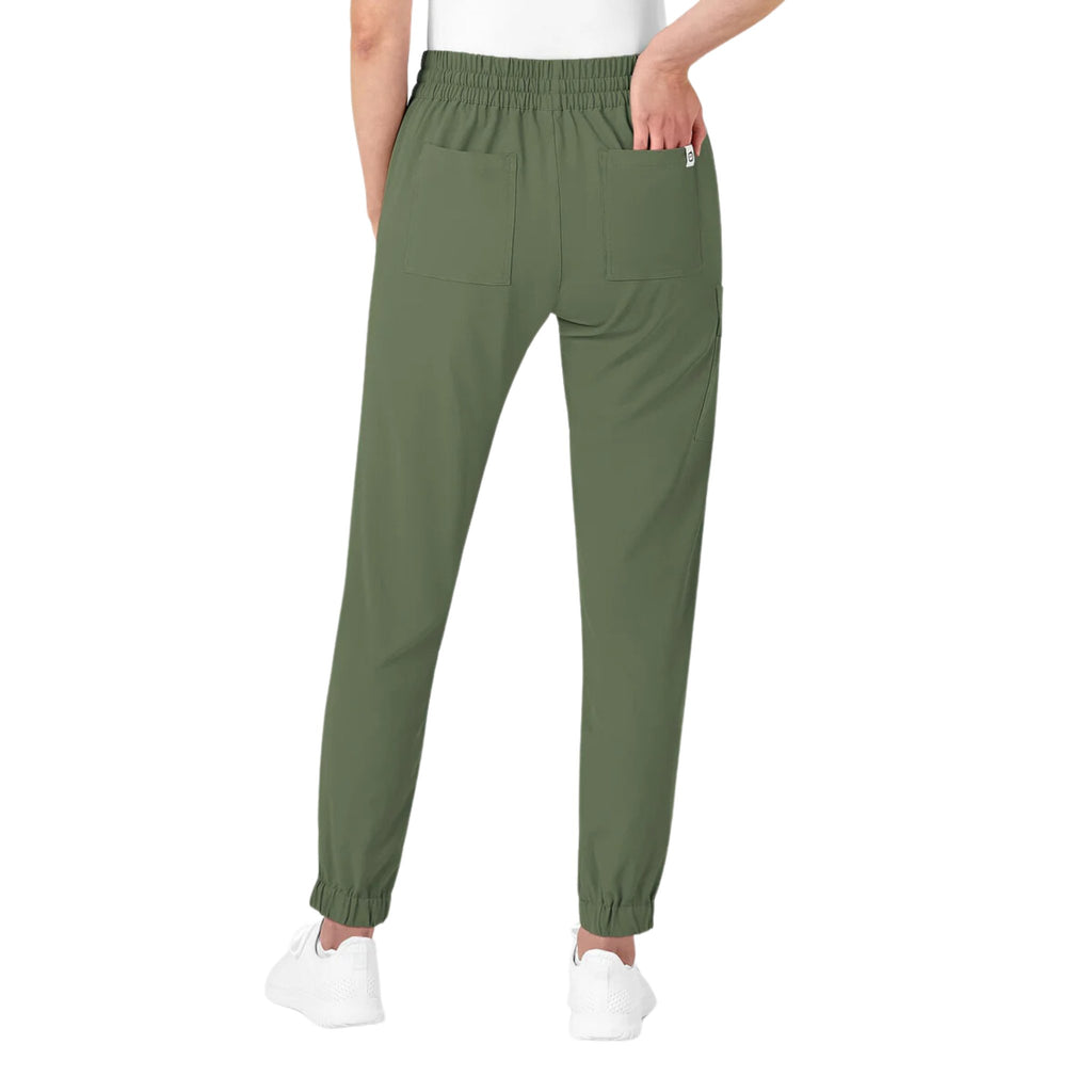 WonderWink Women's Jogger Scrub Pant - Olive - Lenny's Shoe & Apparel