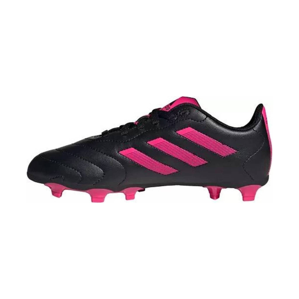 Adidas Kids' Goletto VIII FG Soccer Cleats - Black/Pink - Lenny's Shoe & Apparel