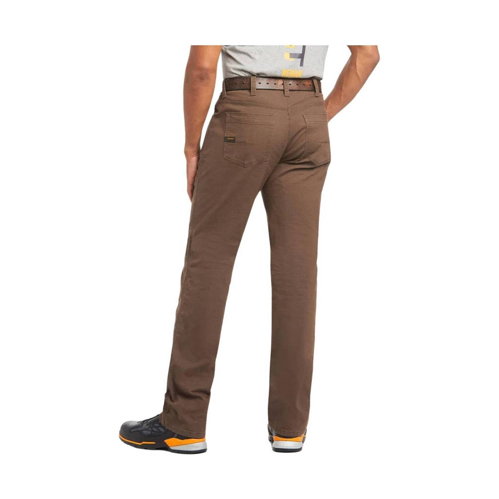 Ariat Men's Rebar M4 Durastretch Straight Leg Work Pant - Brown - Lenny's Shoe & Apparel