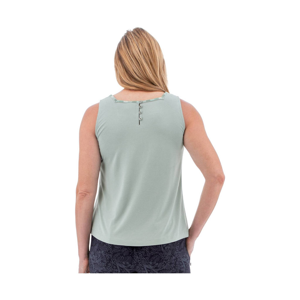 Aventura Women's Capella Tank Top - Grey Mist/Green - Lenny's Shoe & Apparel