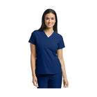 Barco Women's Sporty Scrub Top - Indigo - Lenny's Shoe & Apparel