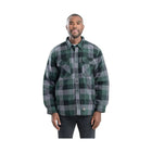 Berne Men's Flannel Shirt Jac - Plaid Green - Lenny's Shoe & Apparel