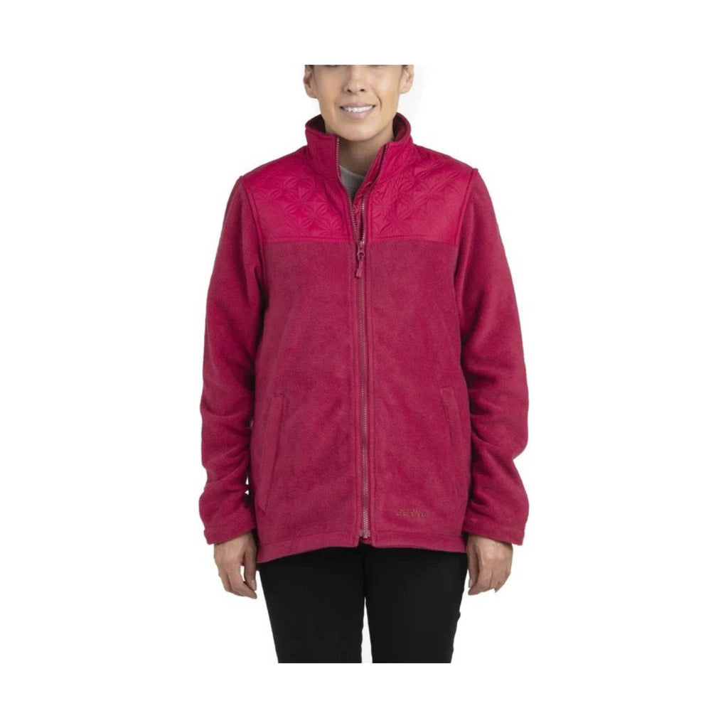 Berne Women's Trek Fleece Trail Jacket - Pomegranate - Lenny's Shoe & Apparel