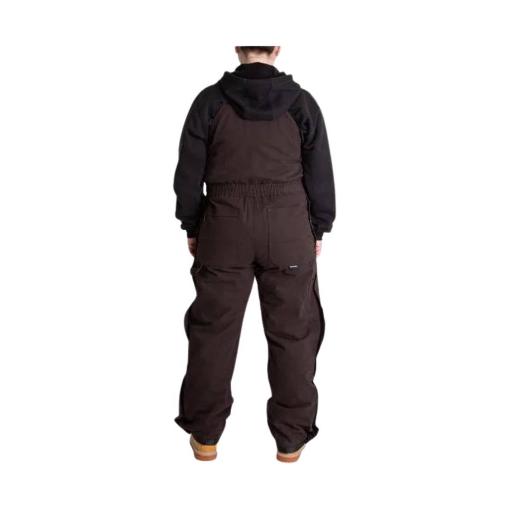 Berne Women's Washed Insulated Bib overall - Dark Brown - Lenny's Shoe & Apparel