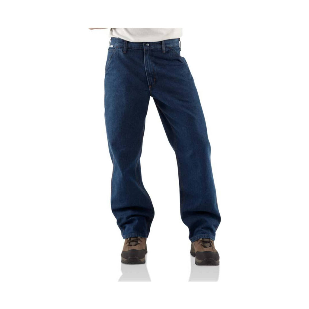 Carhartt Men's Flame-Resistant Denim Dungaree - Lenny's Shoe & Apparel