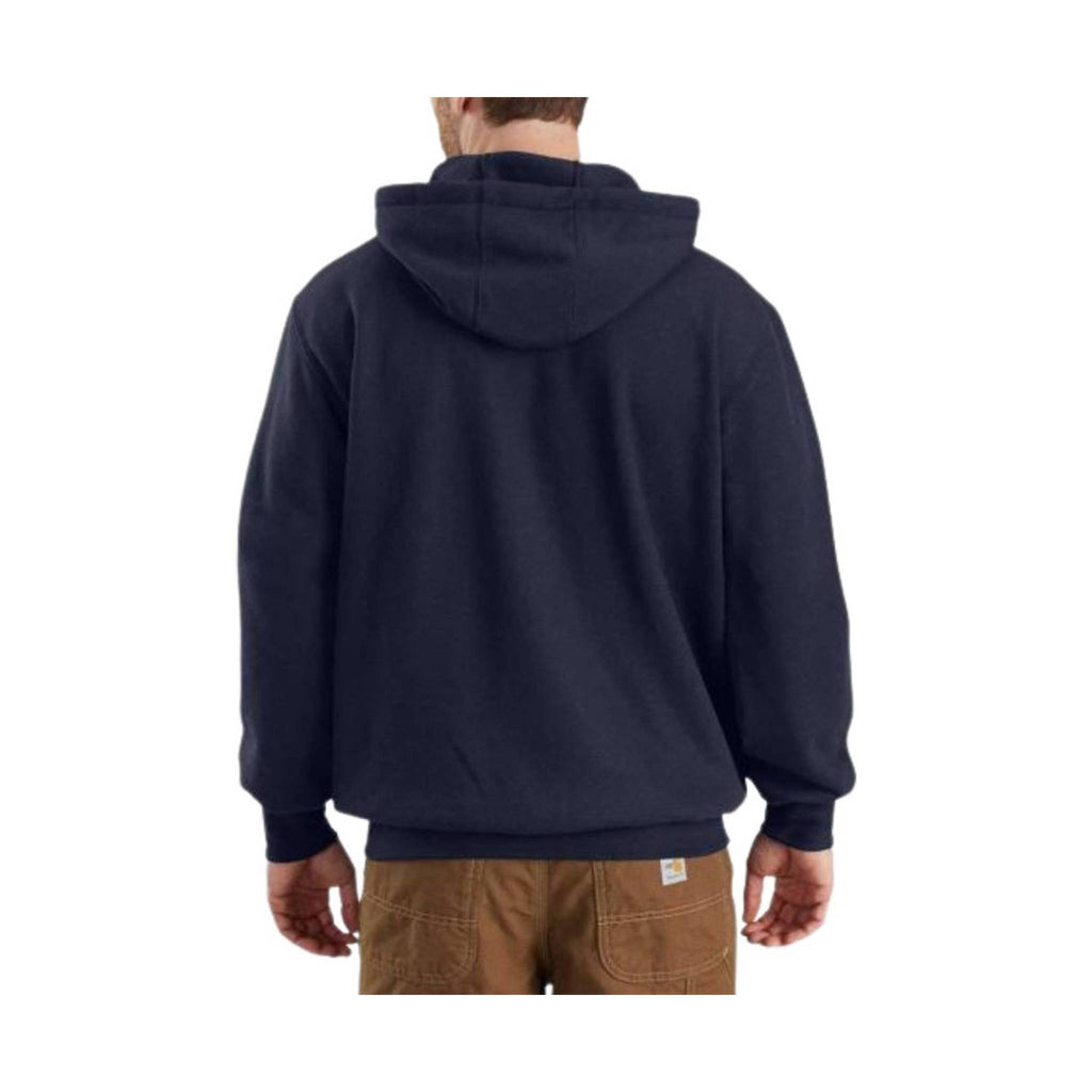 Carhartt Men's Flame Resistant Heavyweight Hooded Sweatshirt - Dark Navy - Lenny's Shoe & Apparel