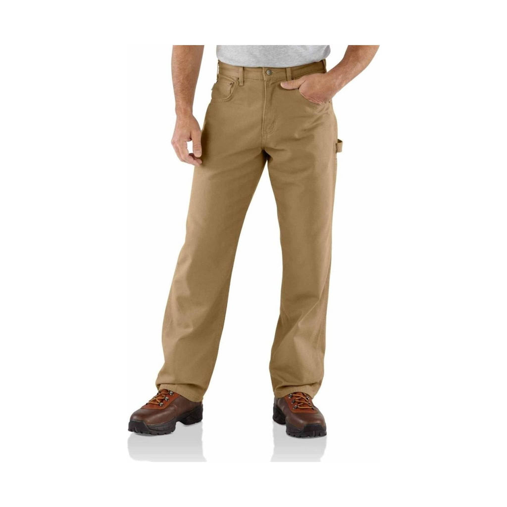 Carhartt Men's Flame-Resistant Loose Fit Midweight Canvas Jean - Golden Khaki - Lenny's Shoe & Apparel