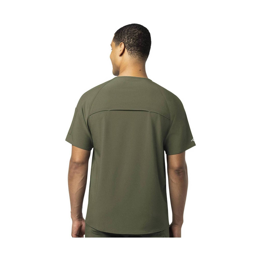 Carhartt Men's Ripstop Chest Pocket Scrub Top - Basil - Lenny's Shoe & Apparel