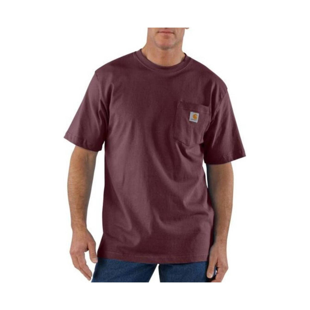 Carhartt Men`s Workwear Pocket T-Shirt - Port - Lenny's Shoe & Apparel