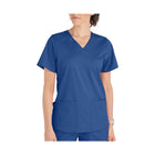 Carhartt Women's Liberty Comfort V-Neck Utility Scrub Top - Royal - Lenny's Shoe & Apparel