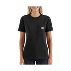 Carhartt Women's Loose Fit Heavyweight Short-Sleeve Pocket T-Shirt - Black - Lenny's Shoe & Apparel