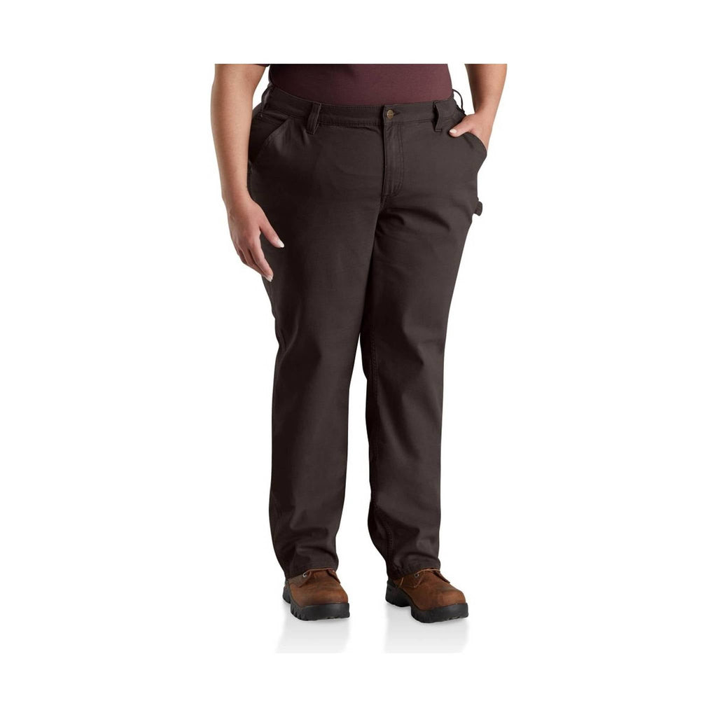 Carhartt Women's Original Fit Crawford Pant - Dark Brown - Lenny's Shoe & Apparel