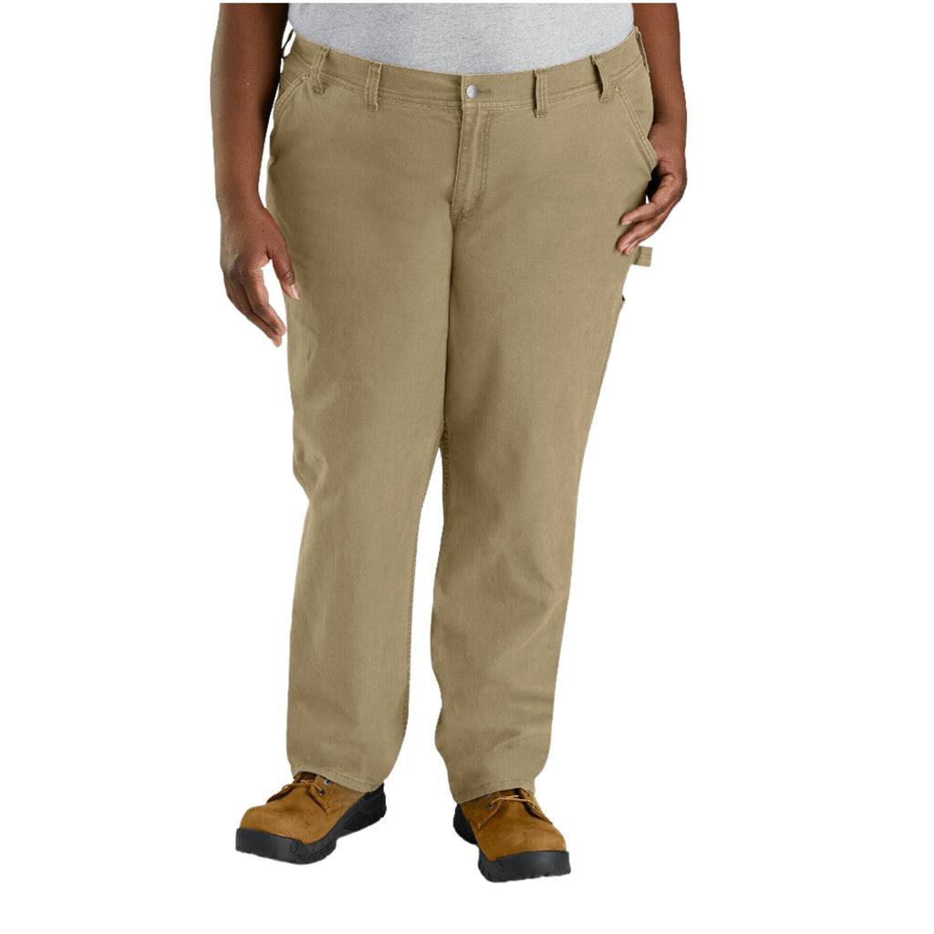 Carhartt Women's Original Fit Crawford Pant - Dark Khaki - Lenny's Shoe & Apparel