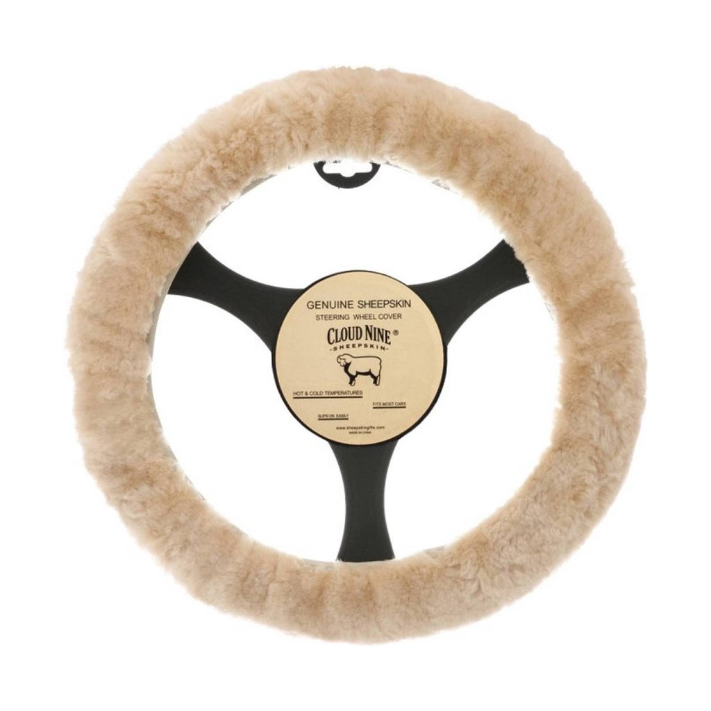 Cloud Nine Sheepskin Steering Wheel Cover - Gold - Lenny's Shoe & Apparel