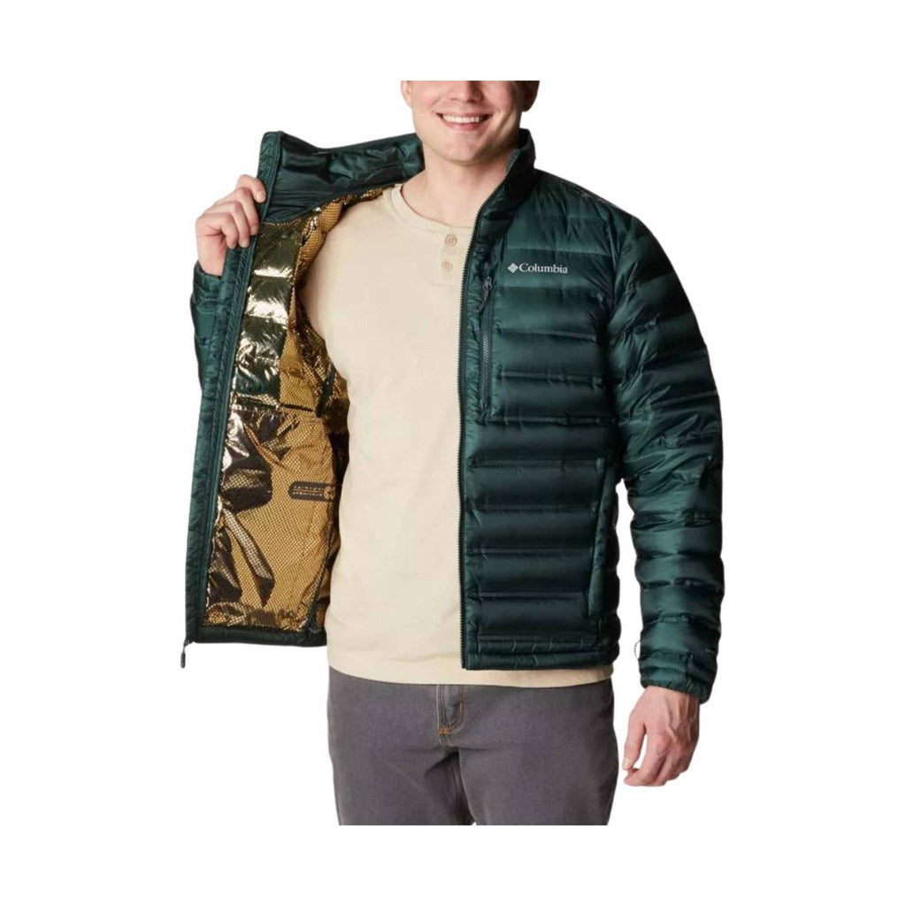 Columbia Men's Pebble Peak Down Jacket - Spruce - Lenny's Shoe & Apparel