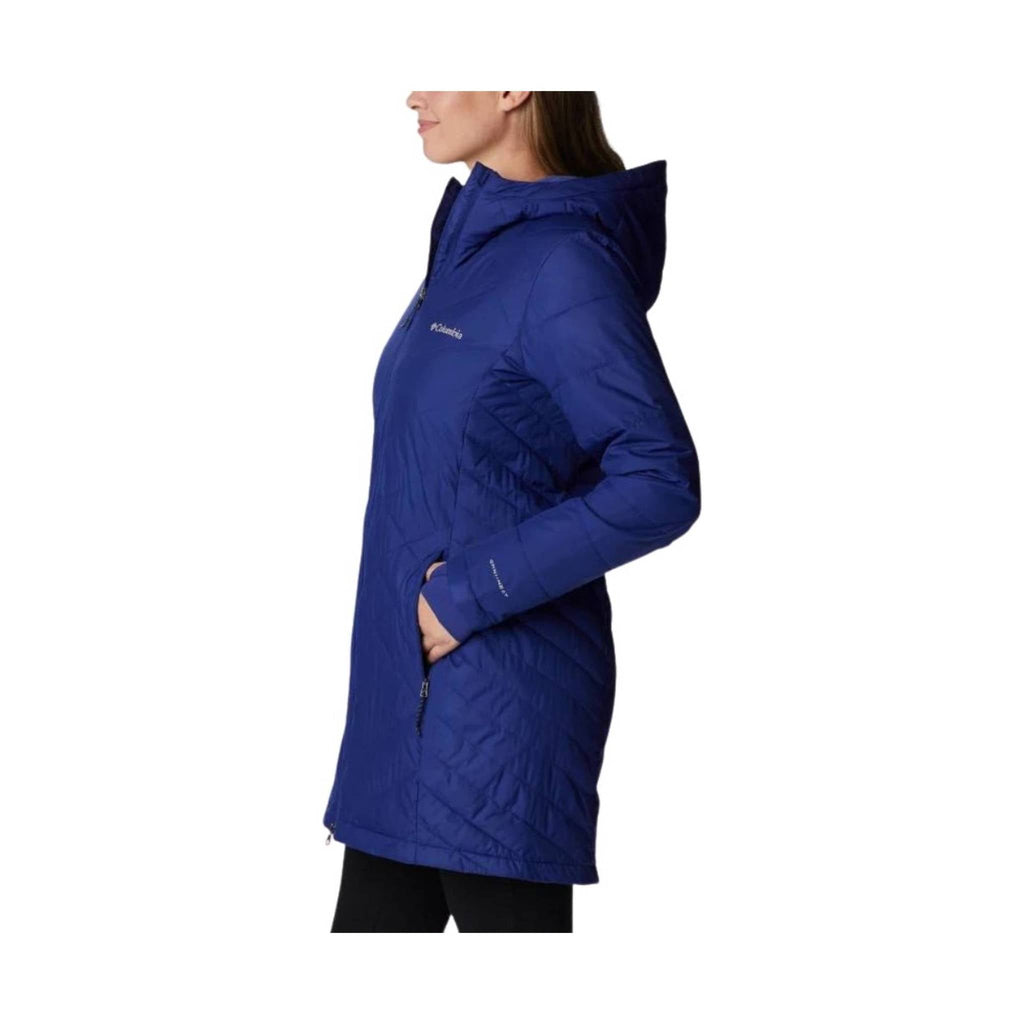 Columbia Women's Heavenly Long Hooded Jacket - Dark Sapphire - Lenny's Shoe & Apparel