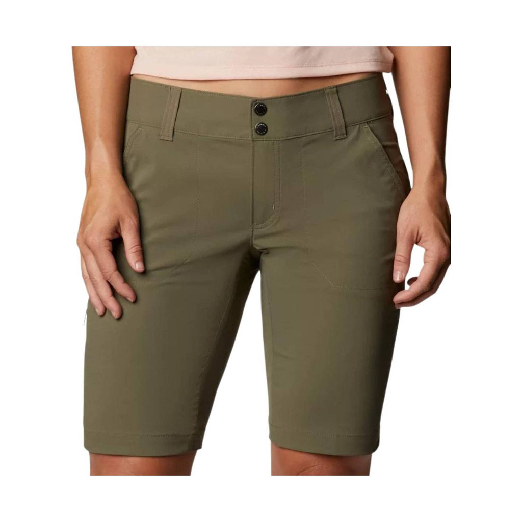 Columbia Women's Saturday Trail Long Short - Stone Green - Lenny's Shoe & Apparel