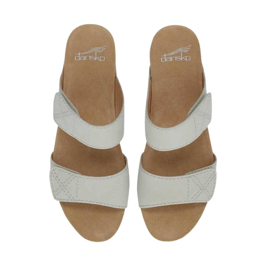 Dansko Women's Maddy Sandal - Ivory Milled Nubuck - Lenny's Shoe & Apparel