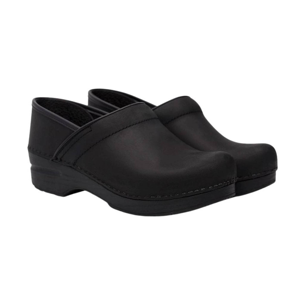 Dansko Women's Professional Clogs - Black Oiled - Lenny's Shoe & Apparel