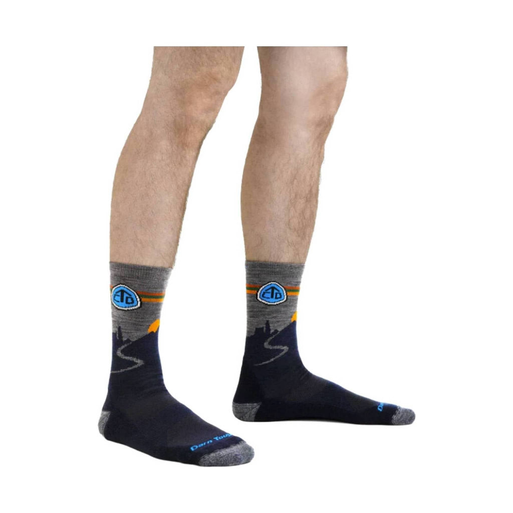 Darn Tough Vermont CDT Micro Crew Lightweight Hiking Sock - Eclipse - Lenny's Shoe & Apparel