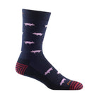 Darn Tough Vermont Men's Truffle Hog Lightweight Lifestyle Sock - Navy - Lenny's Shoe & Apparel