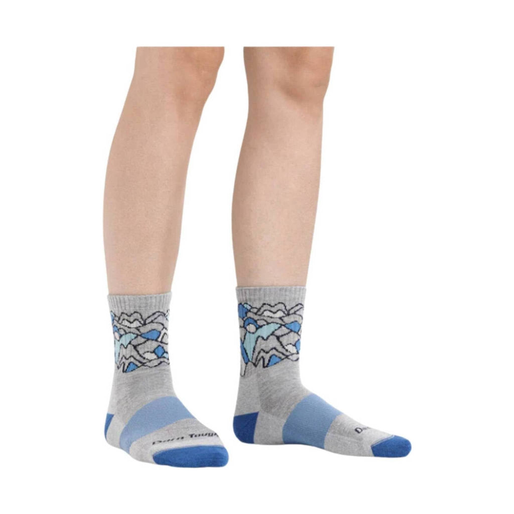 Darn Tough Vermont Women's Coolmax Zuni Micro Crew Midweight Hiking Sock - Light Gray - Lenny's Shoe & Apparel