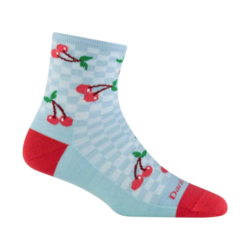 Darn Tough Vermont Women's Fruit Stand Shorty Lightweight Lifestyle Sock - Glacier - Lenny's Shoe & Apparel