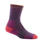 Darn Tough Vermont Women's Hiker Micro Crew Cushion - Plum Heather - Lenny's Shoe & Apparel