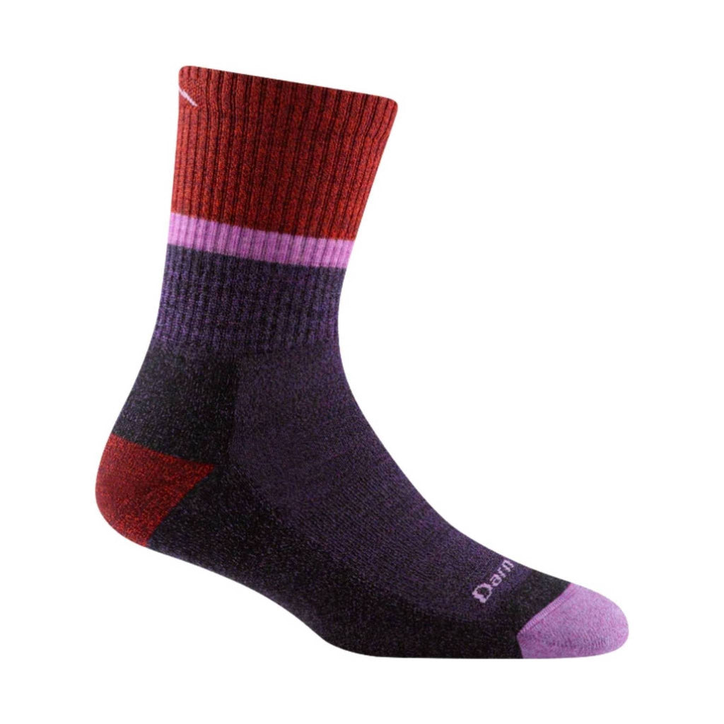 Darn Tough Vermont Women's Ranger Micro Crew Midweight Hiking Sock - Plum - Lenny's Shoe & Apparel