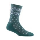 Darn Tough Vermont Women's Shetland Crew Lightweight Lifestyle Sock - Teal - Lenny's Shoe & Apparel