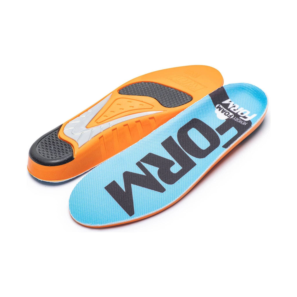 Form Memory Foam Insole - Blue/Orange - Lenny's Shoe & Apparel