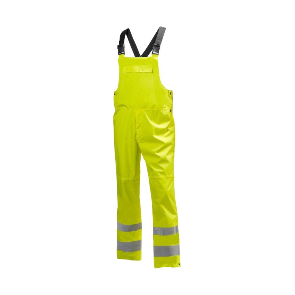 Helly Hansen Men's Alta Vis Shelter Waterproof Bib Pant - Yellow - Lenny's Shoe & Apparel