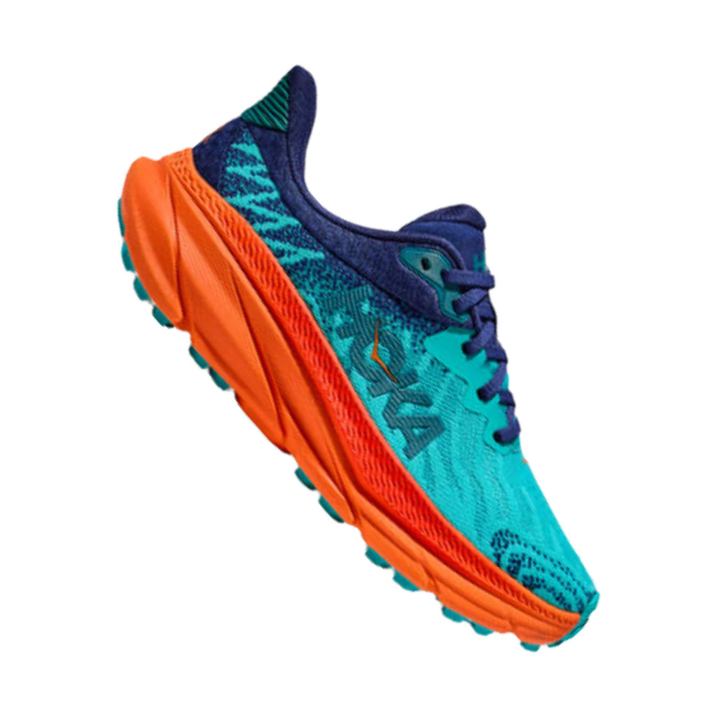 HOKA Men's Challenger 7 - Ceramic/Vibrant Orange - Lenny's Shoe & Apparel