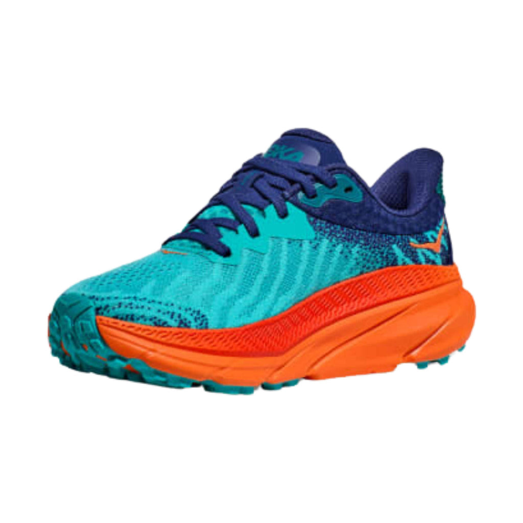 HOKA Men's Challenger 7 - Ceramic/Vibrant Orange - Lenny's Shoe & Apparel