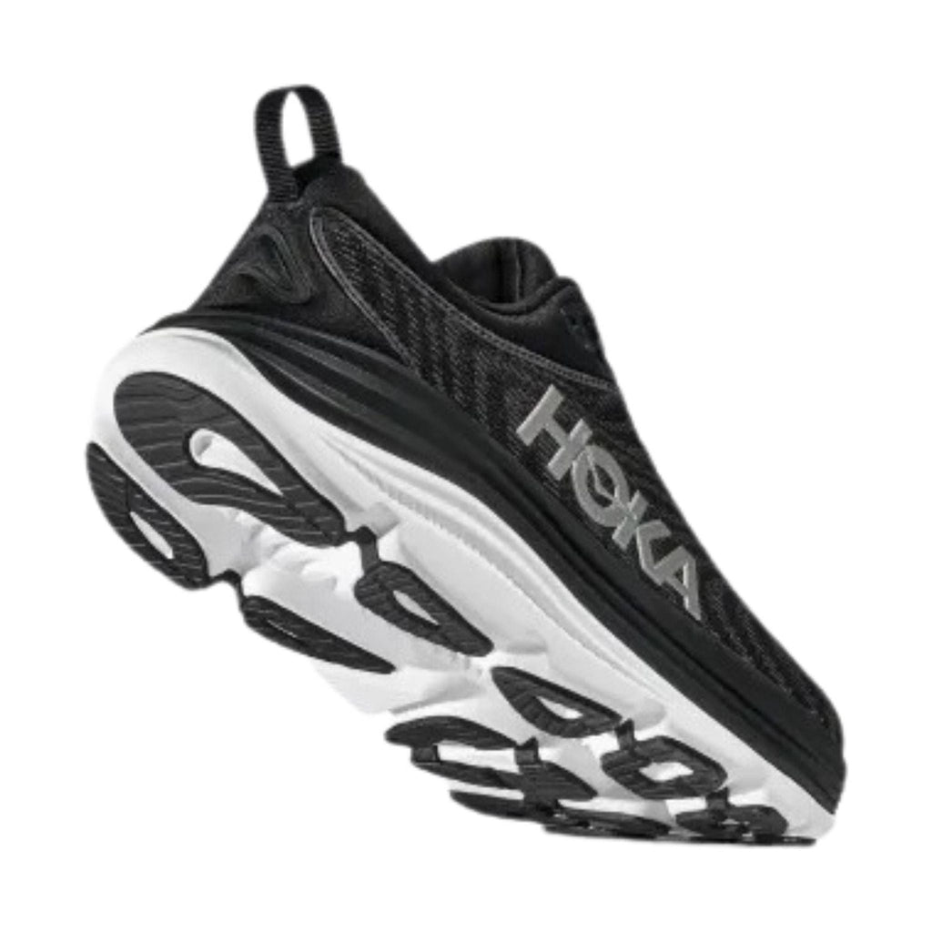 HOKA Women's Gaviota 5 Running Shoes - Black/White - Lenny's Shoe & Apparel