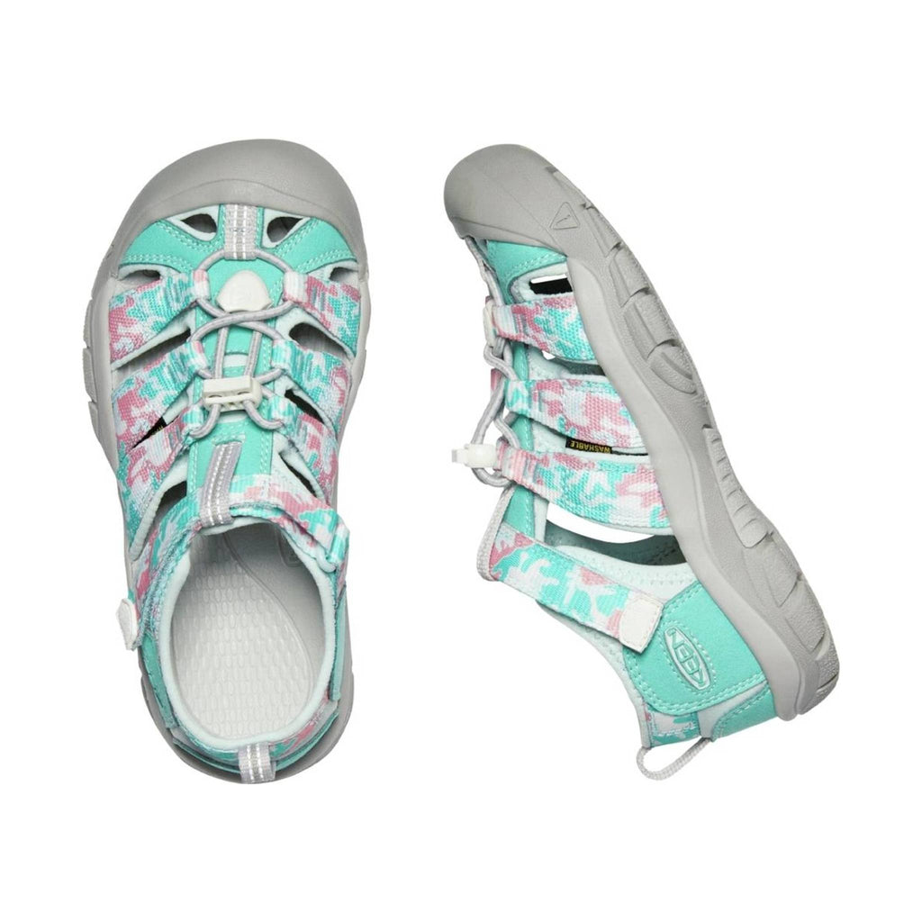 KEEN Big Kids' Newport H2 - Camo/Pink Icing - Lenny's Shoe & Apparel