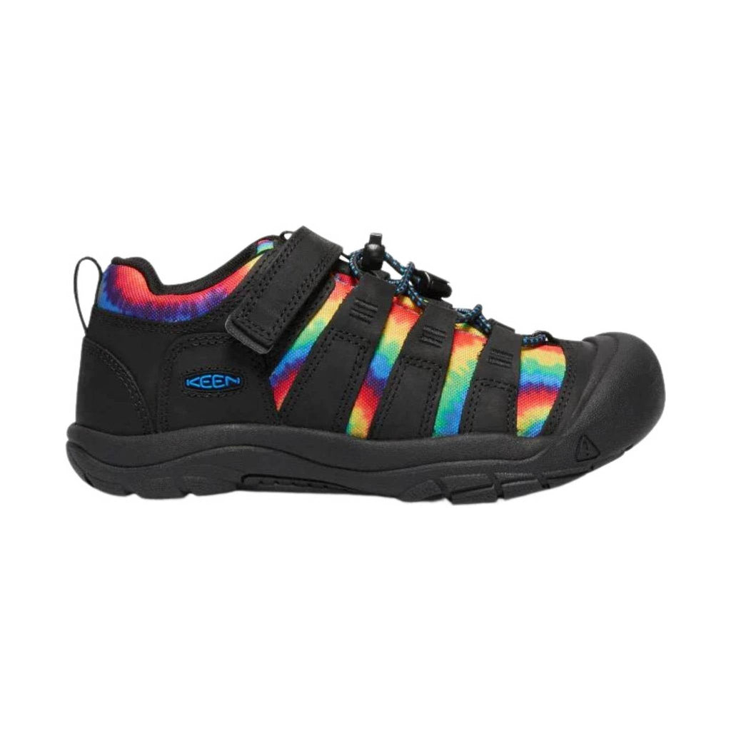 KEEN Big Kids' Newport Shoe - Black/Original Tie Dye - Lenny's Shoe & Apparel