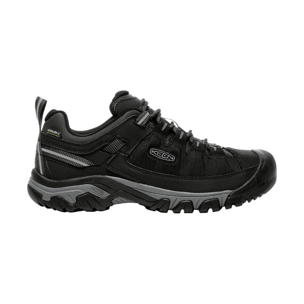 KEEN Men's Targhee EXP Waterproof - Black/Steel Grey - Lenny's Shoe & Apparel