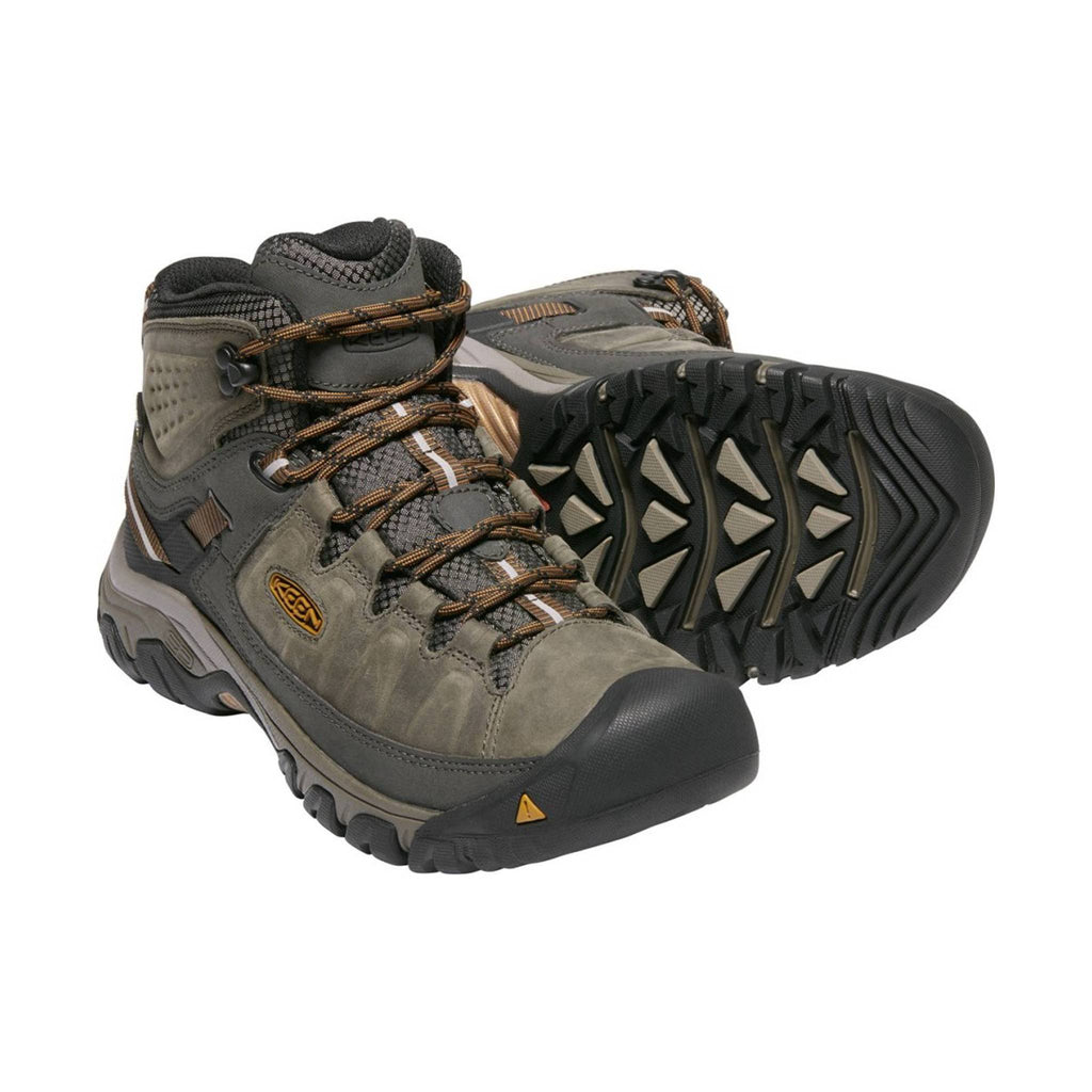 KEEN Men's Targhee III Waterproof Mid Boot - Black Olive/ Golden Brown - Lenny's Shoe & Apparel